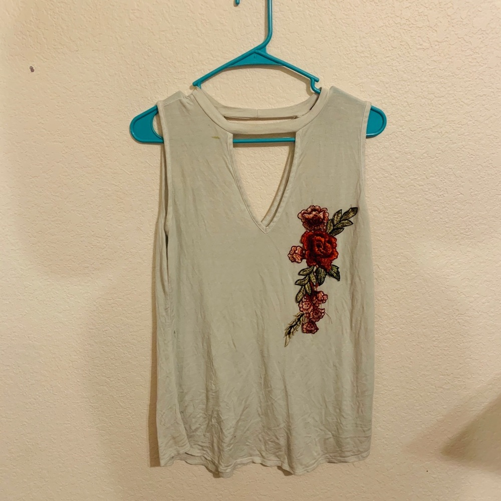 White party shirt.
